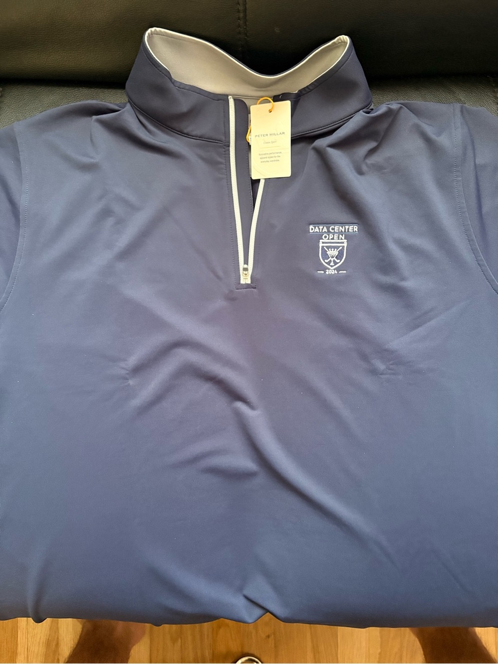 Peter Millar Men's Dark Navy Zip Jacket